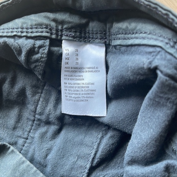 American Eagle Extreme Flex Classic Mens Size 28 Gray Stretch Chino Shorts - Picture 4 of 8